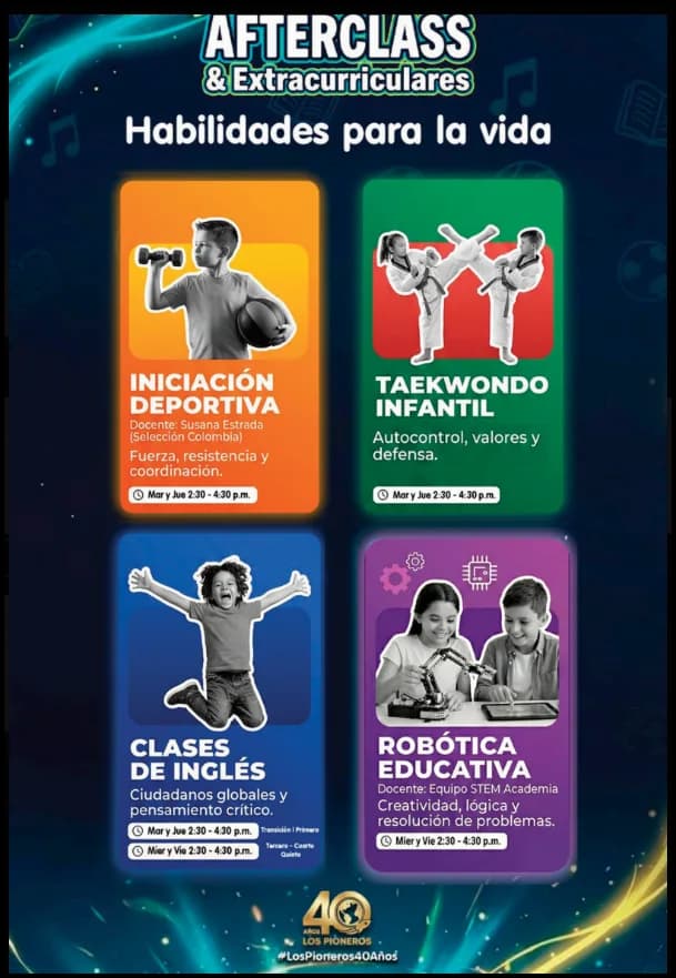 Después de clase, tu talento toma el escenario